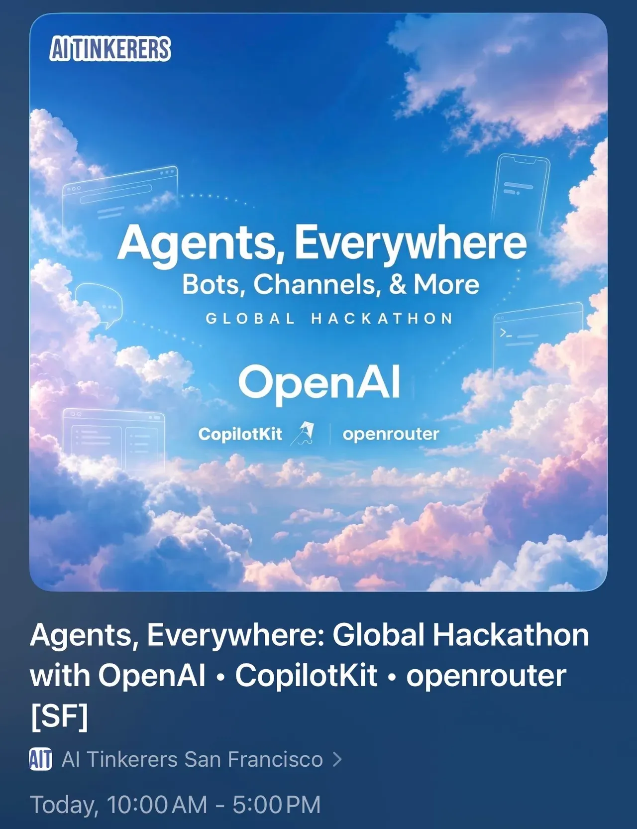 AI Tinkerers Agents Everywhere photo 3